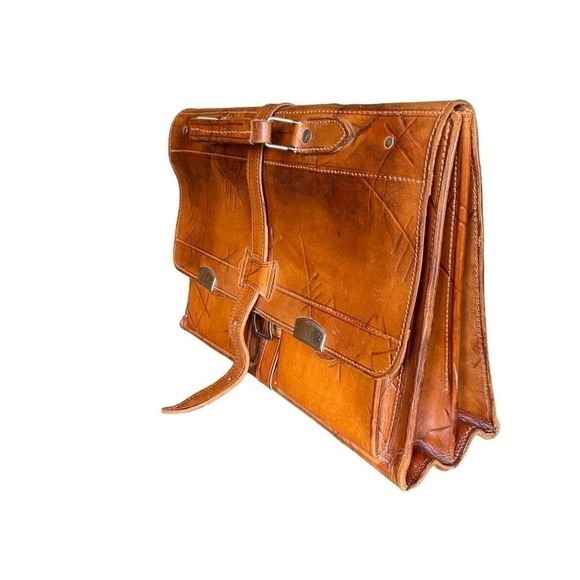 Genuine Leather German Heavy-Duty
SUDHAU Briefcase / Portfolio Vintage 60’s/70’s - Picture 8 of 13